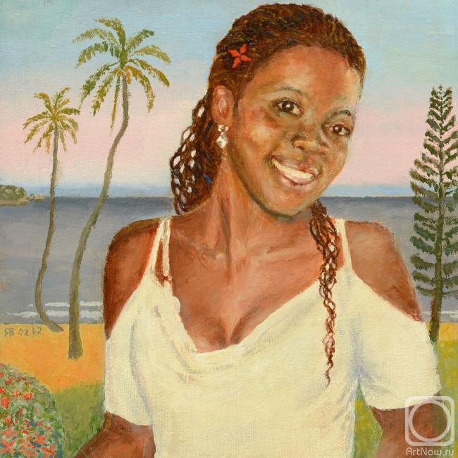 Yaskin Vladimir. Girl from Haiti (Karina)
