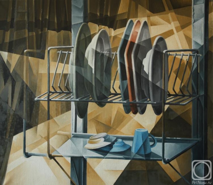 Krotkov Vassily. Drying number 3. Cubo-futurism