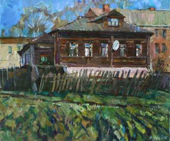 Old brown house. Zhukova Juliya