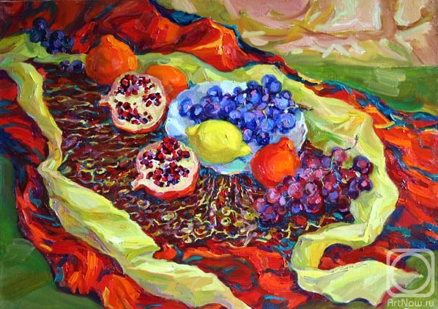 Mirgorod Igor. The taste of pomegranate. Still-life