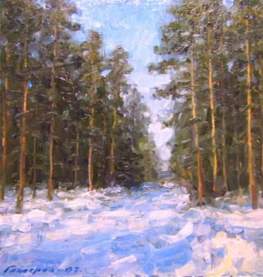 In the winter forest... (etude)