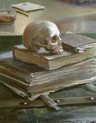 Philosophical still-life (Ancient Books). Loukianov Victor