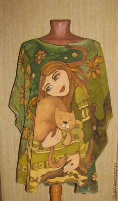 Batik tunic "tender feelings". Zarechnova Yulia