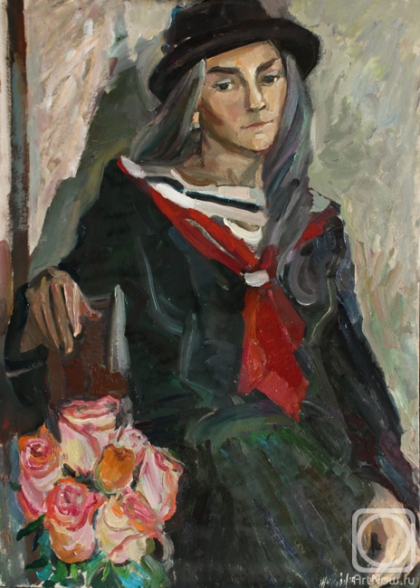 Zhukova Juliya. Girl with roses