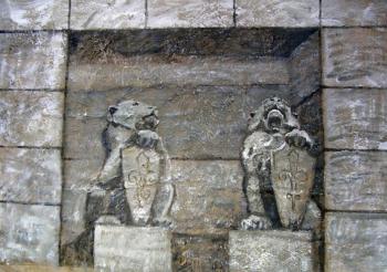 Love of stone lions (Texture Stone). Lutokhina Ekaterina