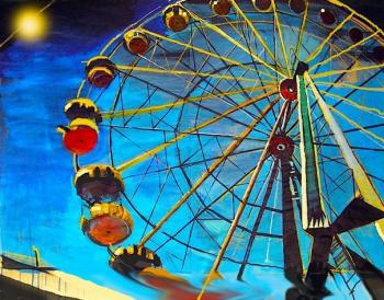 Ferris wheel ... or Wheel of the Devil. Lutokhina Ekaterina