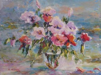 Delicate poppies (Paint On Canvas). Kruglova Svetlana