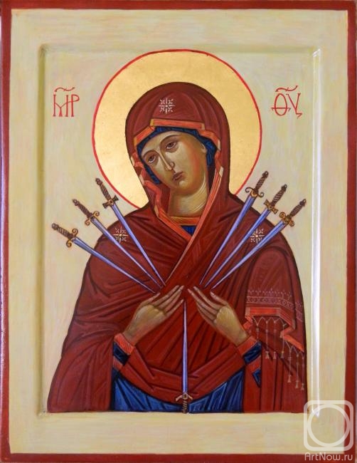 Popov Sergey. Icon of the Mother of God of the Seven Arrows