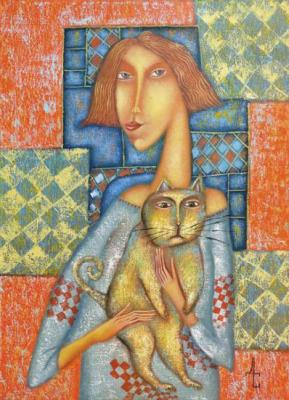 Portrait of a cat. Sulimov Dmitriy