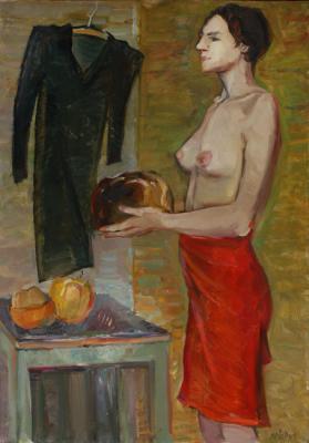 Meeting (Topless Young Girl). Zhukova Juliya