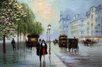 The streets of Paris. Tishetskiy Valentin
