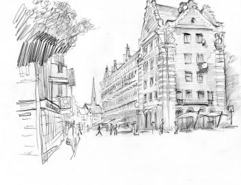 Riga Sketches.6. Korhov Yuriy