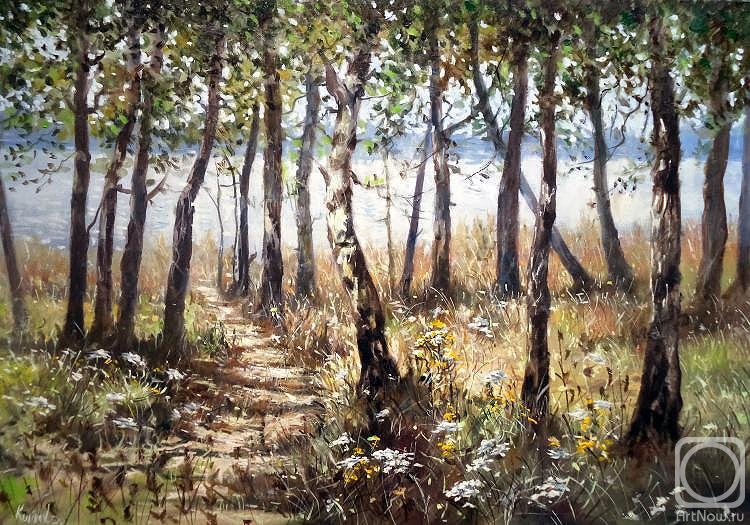 kulikov dmitrii. Summer by the river