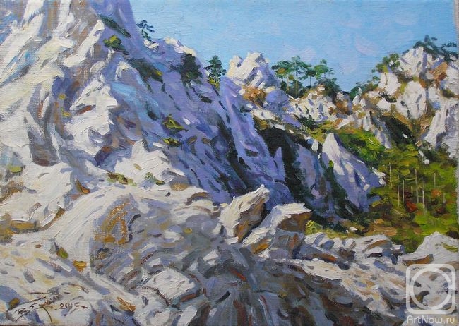 Ershov Vladimir. Er 1342 :: The White Rocks (Crimea, Ay-Petri)