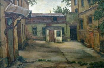 The court in B. Kozlovsky lane (Which Is Not Moscow). Paroshin Vladimir