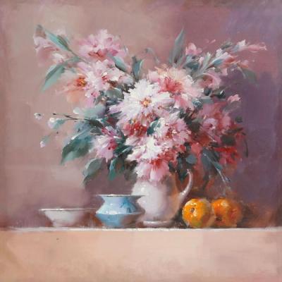 Bouquet with oranges. Solovyov Vasily