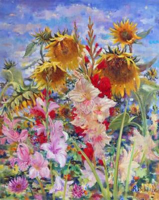  (A Bouquet Of Garden Sunflowers).  