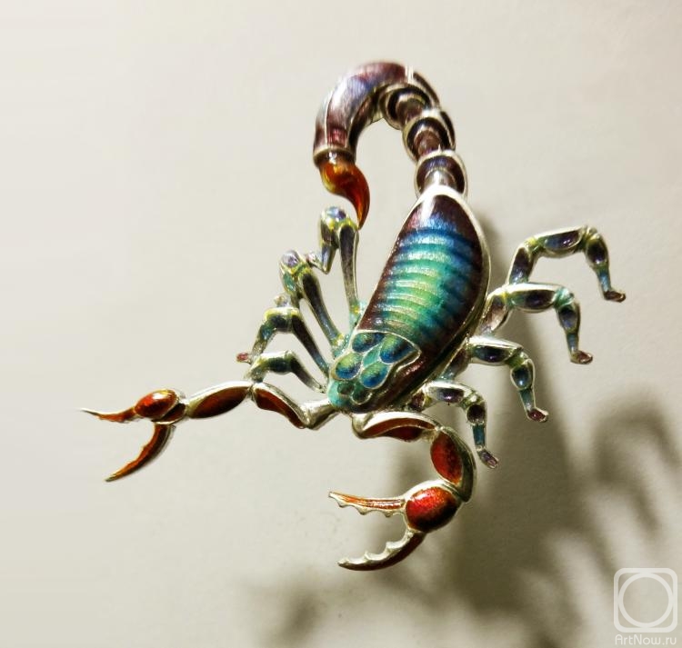 Megrelishvili Irakli. "Scorpio" brooch