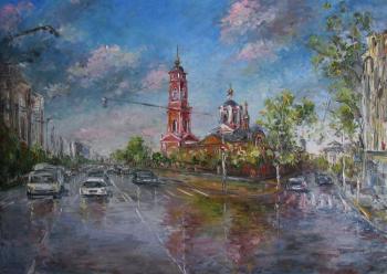 Church of the Ascension of the gates of the Serpukhov (Paintings Kruglov Art). Kruglova Svetlana