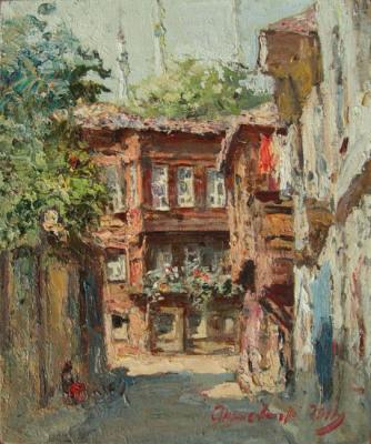 Old yard. Sultanahmet, Istanbul