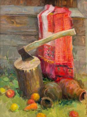 Still life with an ax. Rybina-Egorova Alena