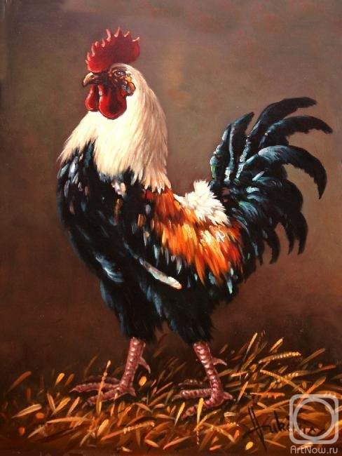 Vukovic Dusan. Rooster - the master of the yard