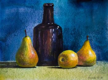Still life with pears. Maslova Julea