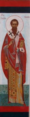 Pillars of the King's Gate. Fragment. Saint Gregory the Great. Kutkovoy Victor