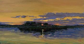 Sunset, Sura River. Golovchenko Alexey