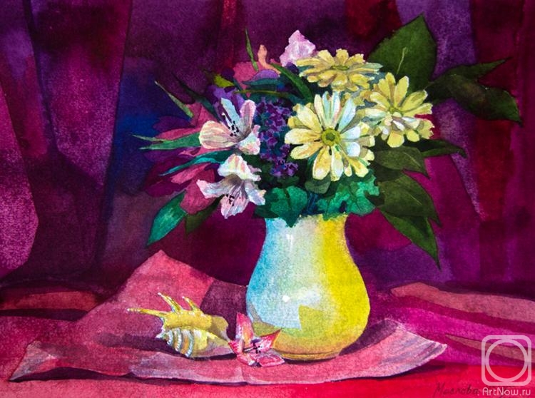 Maslova Julea. Evening bouquet