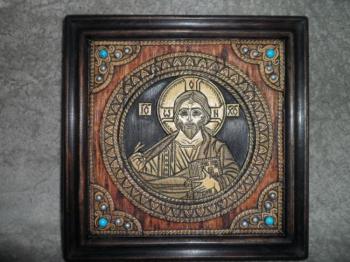 Icon of Jesus Pantocrator (). Piankov Alexsandr