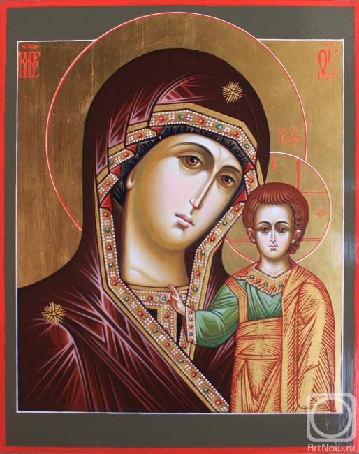 Rybina-Egorova Alena. Icon of Our Lady of Kazan