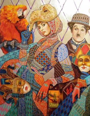 Carnival or The Diversity of Human Nature (fragment). Mishchenko-Sapsay Svetlana