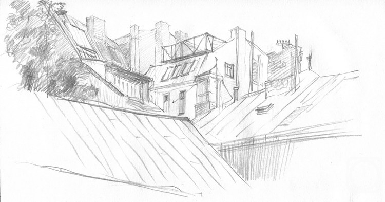 Korhov Yuriy. Riga sketches.14