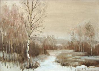 Twilight (Bushes In The Snow). Chernyy Alexandr