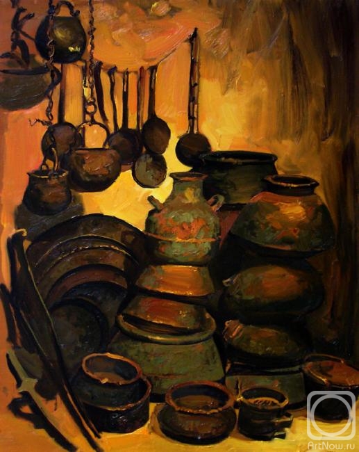 Kosivtsov Dmitriy. Copper utensils in a smithy