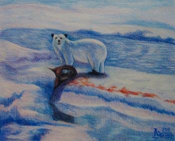 Successful Hunt (Polar Bear). Lukaneva Larissa