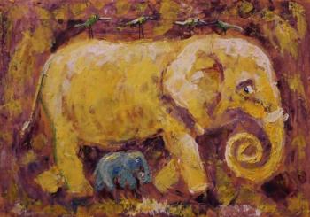 Yellow elephant. Rakhmatulin Roman