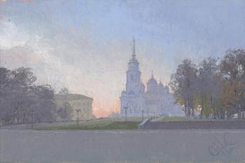 Cathedral Square. Vladimir morning. Evgrafov Sergey