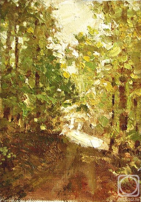 Evgrafov Sergey. Road in the woods