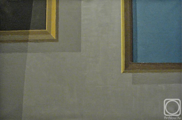 Evgrafov Sergey. Painting with a fragment of the interior with fragments of paintings