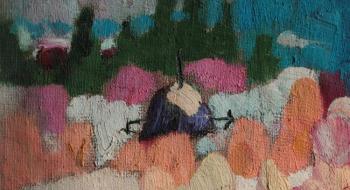 Spring. Stack. Field. Village