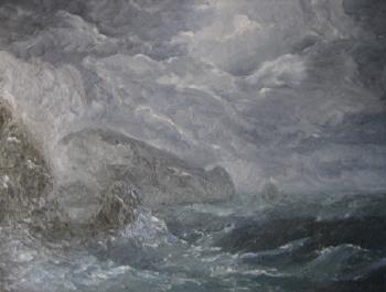 Storm (copy from the painting by Aivazovsky I. K.)
