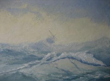 Wave (copy from the painting by Aivazovsky I. K.). Rogov Vitaly