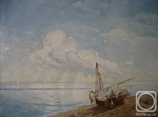 Rogov Vitaly. Quiet Sea (copy from the painting by Aivazovsky I. K.)