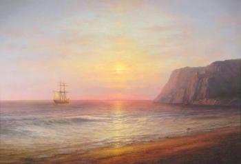 Dawn on the sea. Panin Sergey