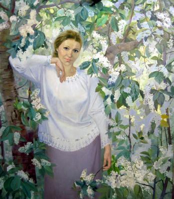 Portrait of singer T.Petrova. Severgina Ekaterina