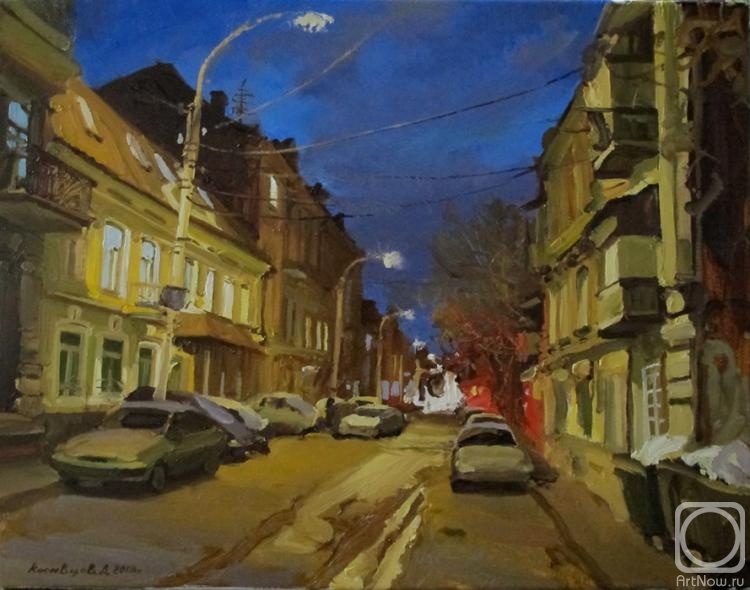 Kosivtsov Dmitriy. Night in Halturinsky Lane (Rostov-on-Don)