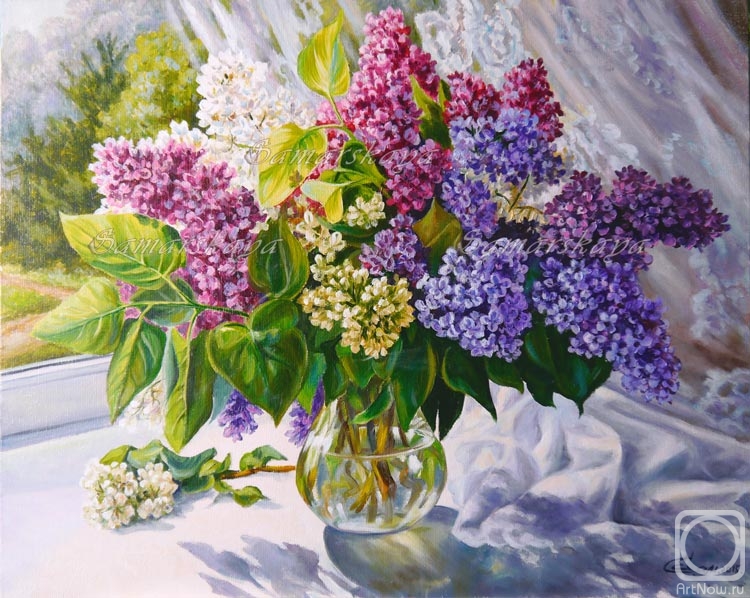 Samarskaya Helena. Bouquet of lilacs