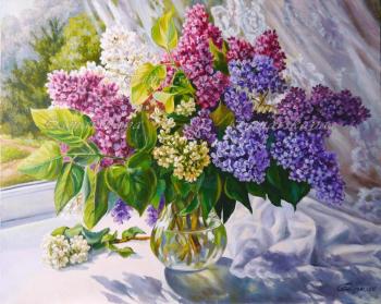 Bouquet of lilacs. Samarskaya Helena
